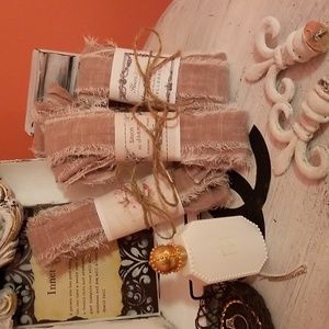 Linnen looking victorian ribbons for crafts this is for one bundle